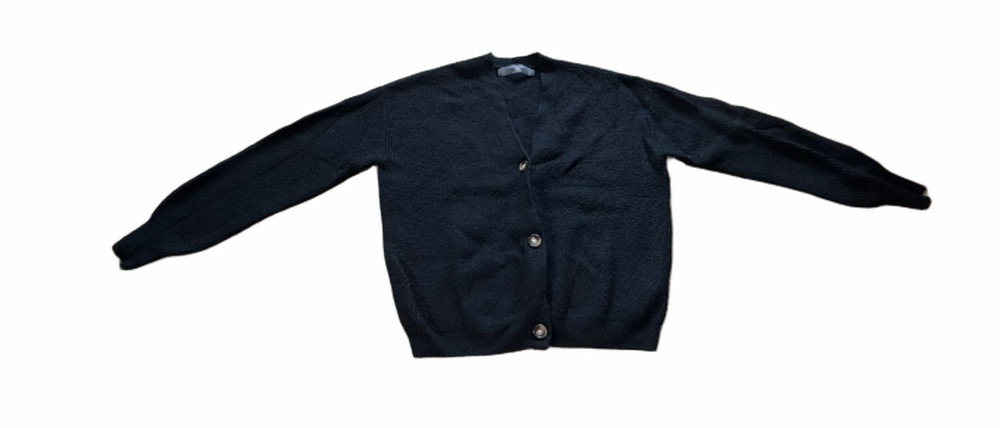 Primark Women’s Cozy Classic Black Button-Up Cardigan